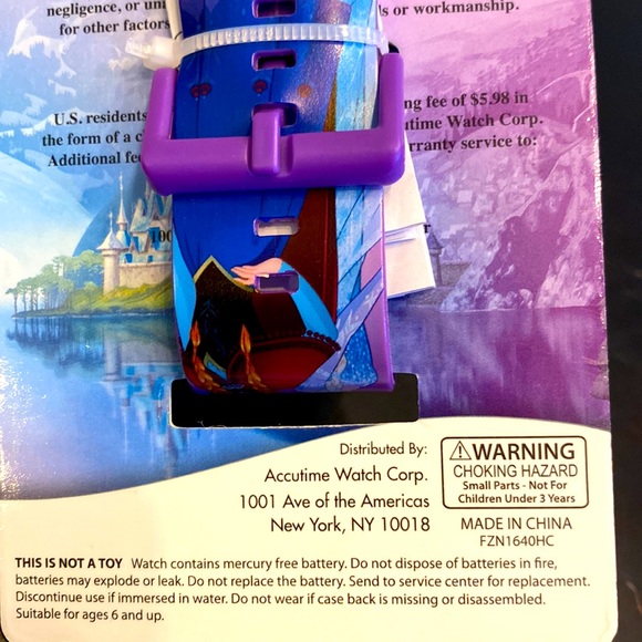 NWT Frozen Disney Flashing Light & Sound FX Projection LCD Watch - Picture 6 of 6